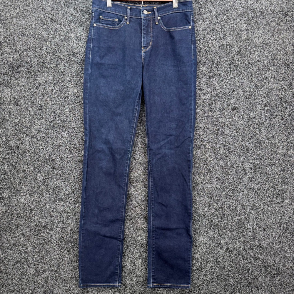 Levis 312 Shaping Slim Jeans Womens 28 Dark Wash Indigo Stretch Denim 19627-0001